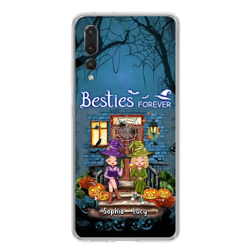 Personalized Halloween Friend Phone Case - Up to 5 Friends - Halloween Gift Idea for Friends/Sisters - Besties Forever - Case for Xiaomi/Huawei/Oppo