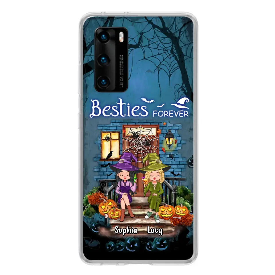 Personalized Halloween Friend Phone Case - Up to 5 Friends - Halloween Gift Idea for Friends/Sisters - Besties Forever - Case for Xiaomi/Huawei/Oppo