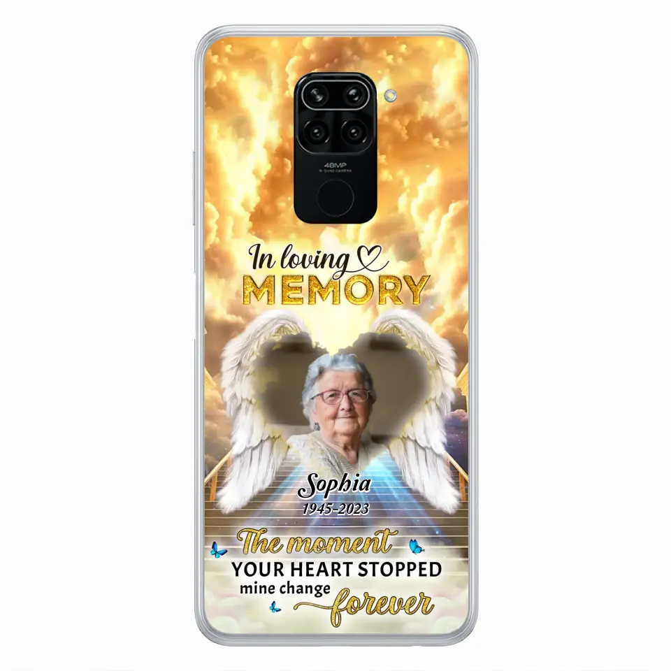 Personalized Photo Memorial Phone Case - Memorial Gift For Loss Of Family Member - The Moment Your Heart Stopped Mine Changed Forever - Oppo/ Huawei/ Xiaomi