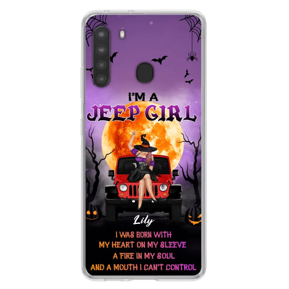 Custom Personalized Off-road Girl Phone Case  - Halloween Gift Idea For Off-road Lovers - Case for iPhone/Samsung