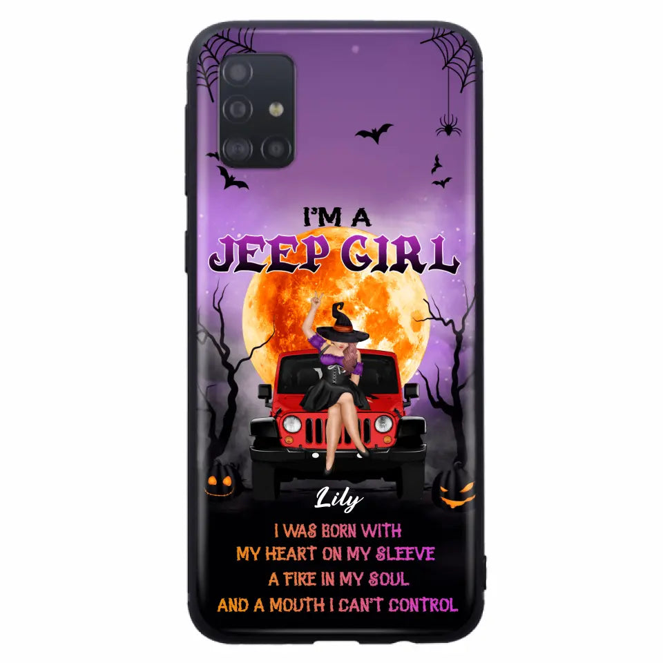 Custom Personalized Off-road Girl Phone Case  - Halloween Gift Idea For Off-road Lovers - Case for iPhone/Samsung