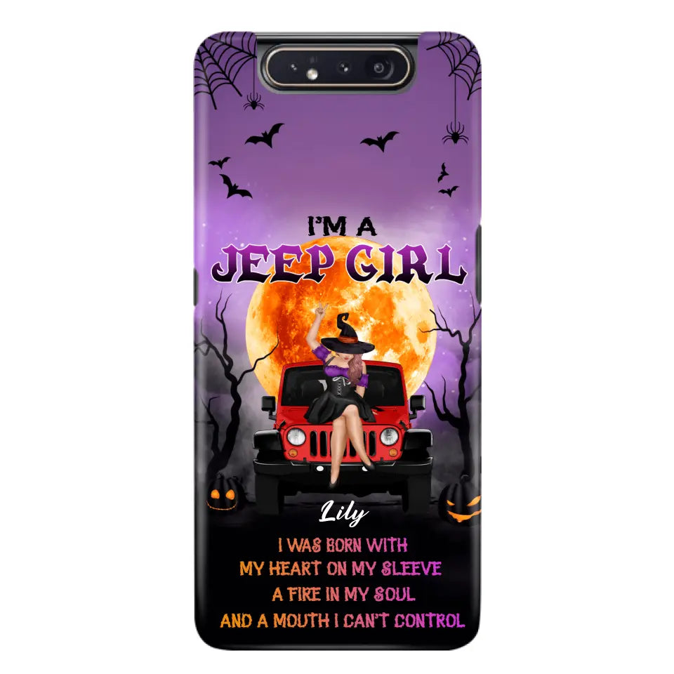 Custom Personalized Off-road Girl Phone Case  - Halloween Gift Idea For Off-road Lovers - Case for iPhone/Samsung
