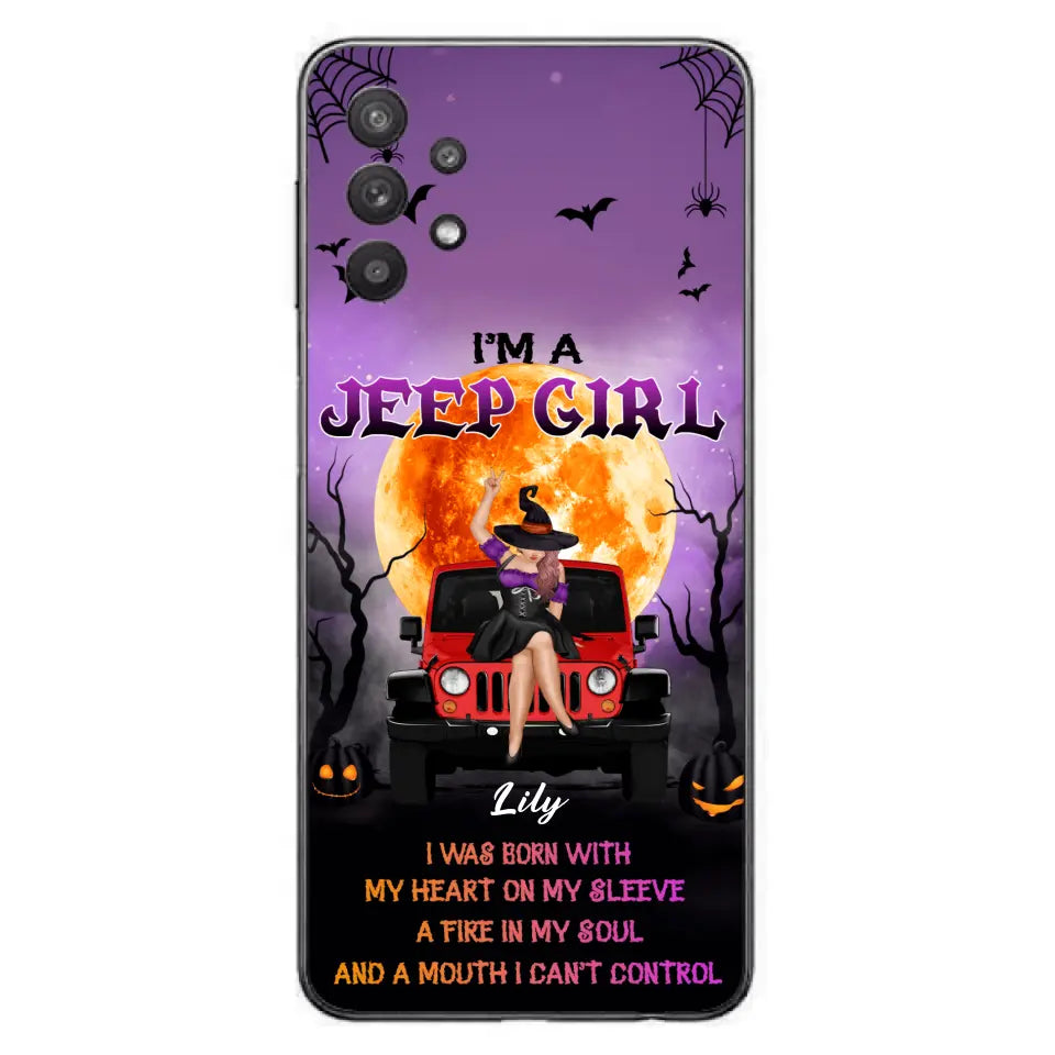 Custom Personalized Off-road Girl Phone Case  - Halloween Gift Idea For Off-road Lovers - Case for iPhone/Samsung
