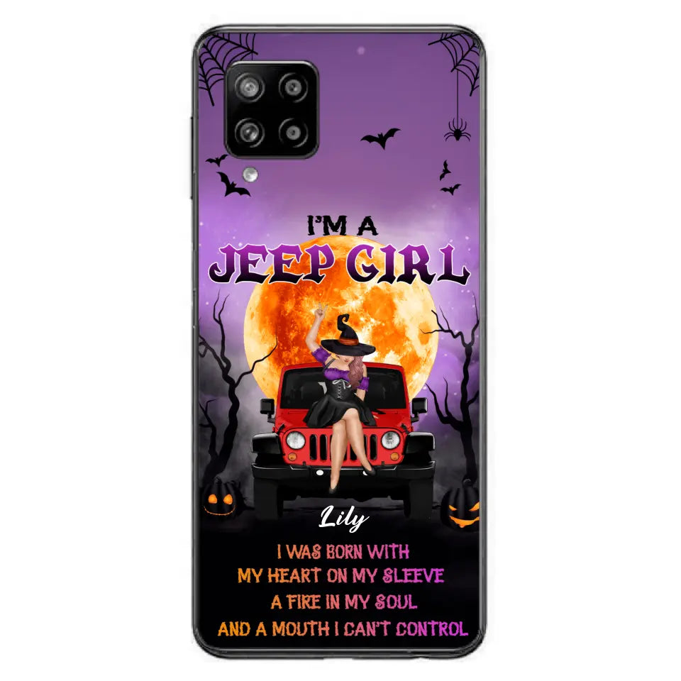 Custom Personalized Off-road Girl Phone Case  - Halloween Gift Idea For Off-road Lovers - Case for iPhone/Samsung