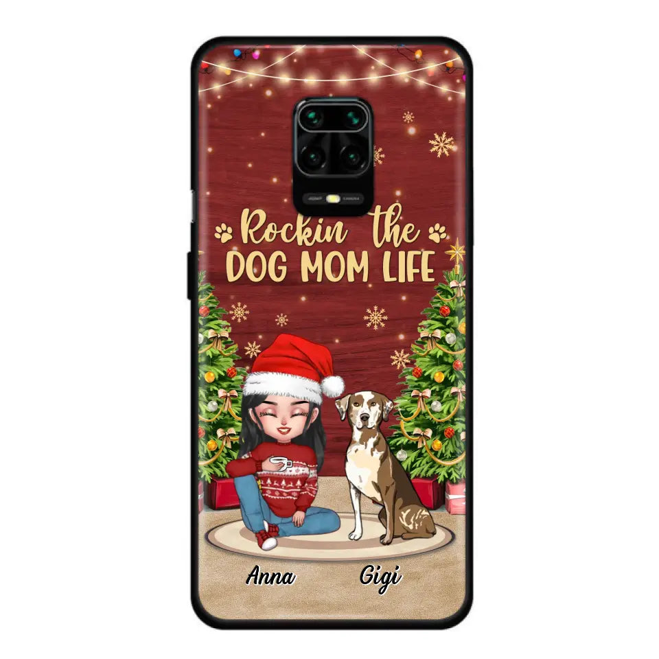 Personalized Dog Mom Phone Case - Christmas Gift Idea For Dogs Lovers - Up to 4 Dogs - Rockin' The Dog Mom Life - Case For Xiaomi/ Oppo/ Huawei