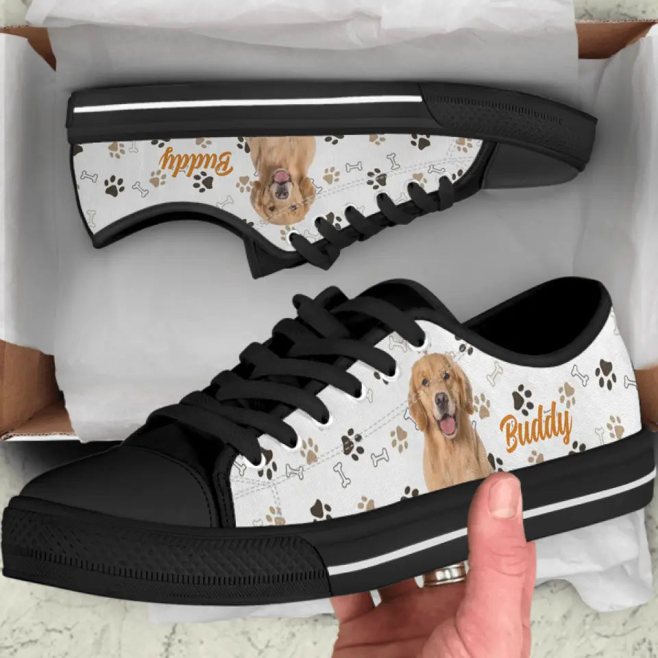 Personalized Dog Photo Sneakers - Gift Idea For Dog Lovers