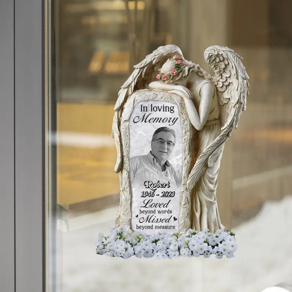 Personalized Memorial Photo 3D Decal - Memorial Gift Idea for Family - In Loving Memory