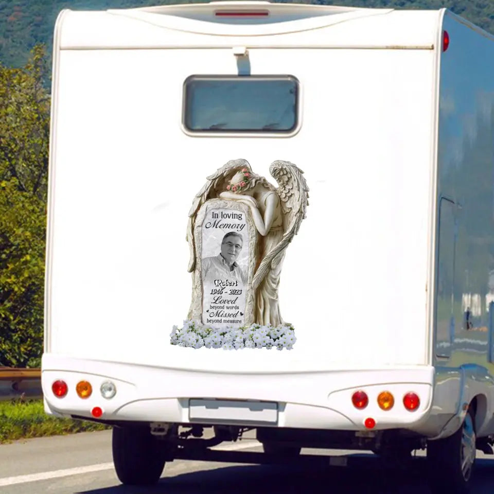 Personalized Memorial Photo 3D Decal - Memorial Gift Idea for Family - In Loving Memory