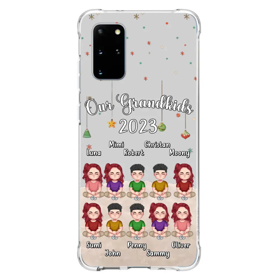 Custom Personalized Grandkids Phone Case - Gift Idea For Grandma - Upto 10 Grandkids - Our Grandkids 2026