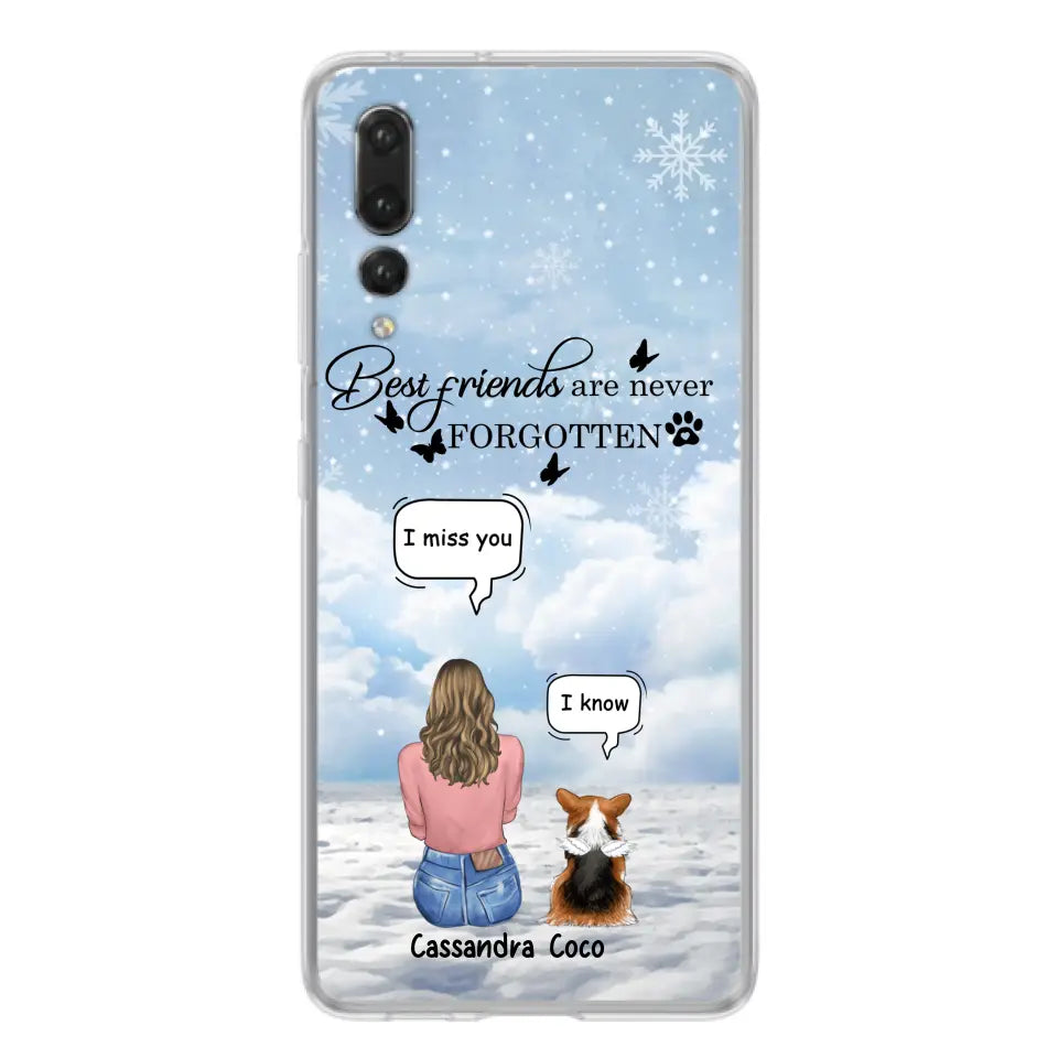 Personalized Memorial Pet Phone Case - Up to 3 Pets - Memorial Gift Idea For Dog/Cat/Rabbits Owners - I Miss You - Case For Oppo/Xiaomi/Huawei