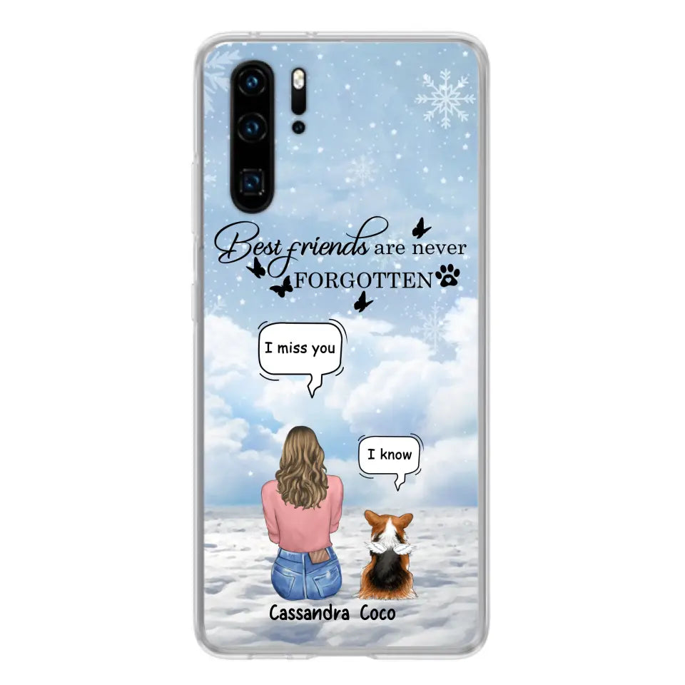 Personalized Memorial Pet Phone Case - Up to 3 Pets - Memorial Gift Idea For Dog/Cat/Rabbits Owners - I Miss You - Case For Oppo/Xiaomi/Huawei