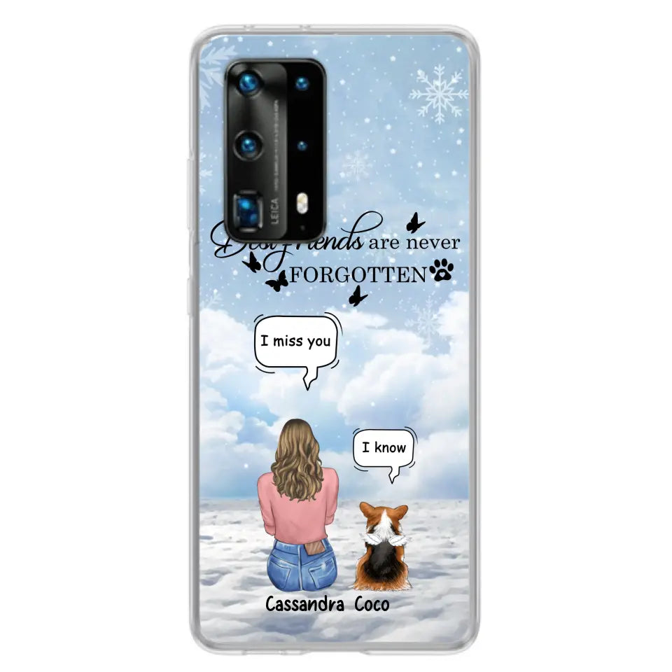 Personalized Memorial Pet Phone Case - Up to 3 Pets - Memorial Gift Idea For Dog/Cat/Rabbits Owners - I Miss You - Case For Oppo/Xiaomi/Huawei
