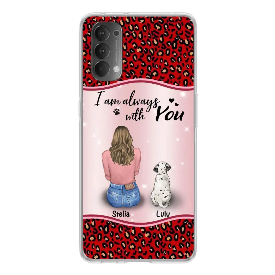 Personalized Dog Mom Phone Case - Up to 4 Dogs -Gift Idea For Dog Owners - I Am Always With You - Case For Oppo/Xiaomi/Huawei