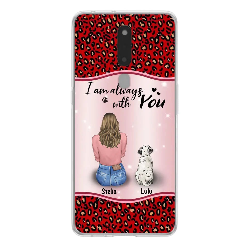 Personalized Dog Mom Phone Case - Up to 4 Dogs -Gift Idea For Dog Owners - I Am Always With You - Case For Oppo/Xiaomi/Huawei