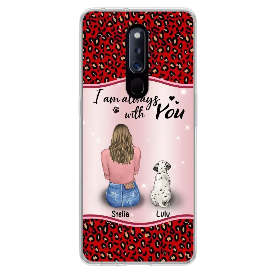 Personalized Dog Mom Phone Case - Up to 4 Dogs -Gift Idea For Dog Owners - I Am Always With You - Case For Oppo/Xiaomi/Huawei