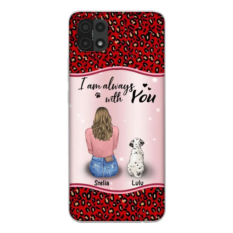 Personalized Dog Mom Phone Case - Up to 4 Dogs -Gift Idea For Dog Owners - I Am Always With You - Case For Oppo/Xiaomi/Huawei