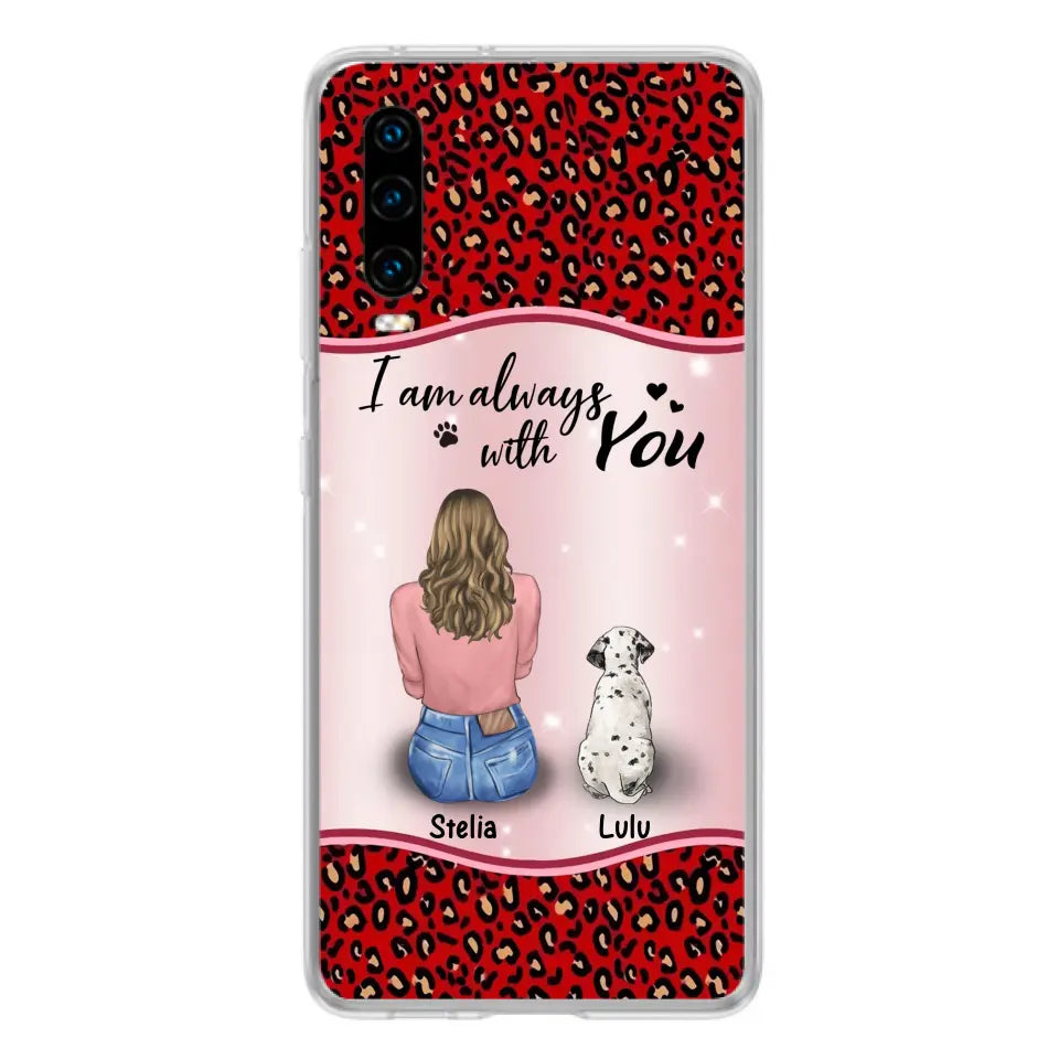 Personalized Dog Mom Phone Case - Up to 4 Dogs -Gift Idea For Dog Owners - I Am Always With You - Case For Oppo/Xiaomi/Huawei