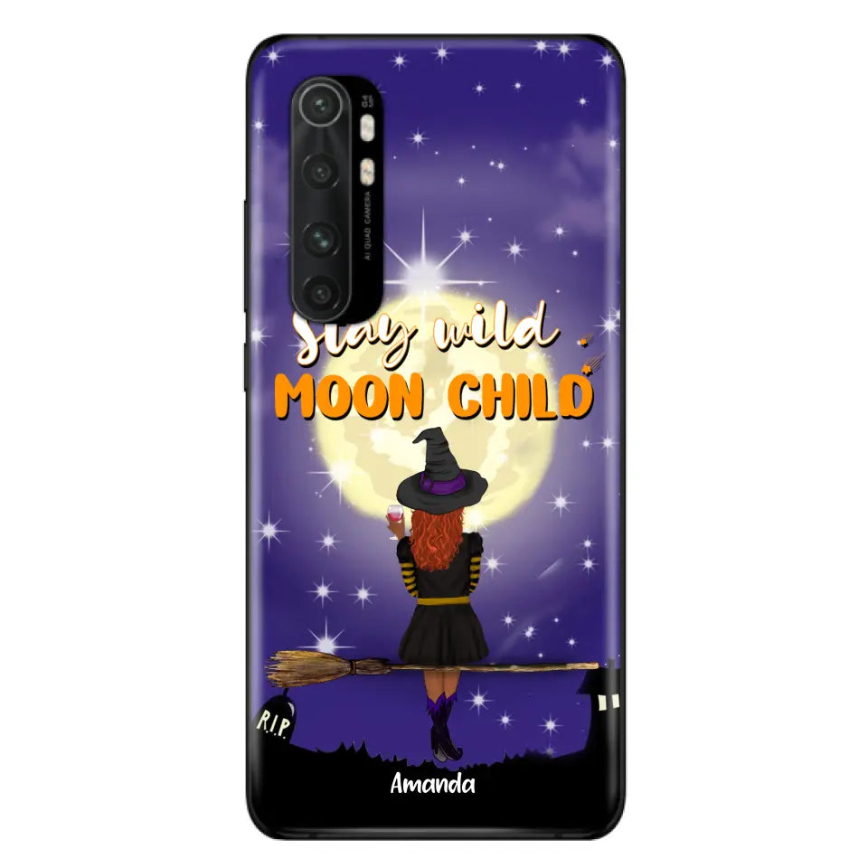 Personalized Witchy Phone Case - Up to 3 Pets - Stay Wild Moon Child - Phone Case For Xiaomi, Oppo and Huawei- OCEL9Z