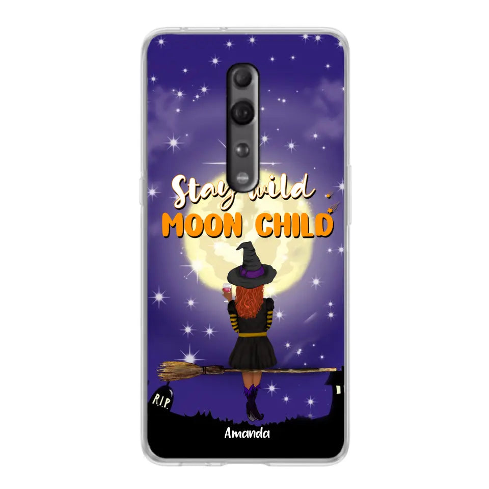 Personalized Witchy Phone Case - Up to 3 Pets - Stay Wild Moon Child - Phone Case For Xiaomi, Oppo and Huawei- OCEL9Z