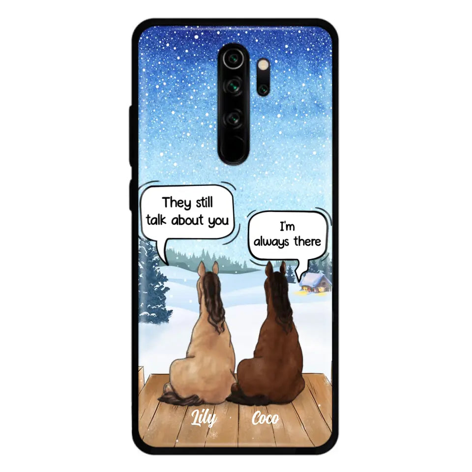 Personalized Dog Horse Phone Case - Up to 5 Pets - Xmas Gift For Dog/Horse Lover - Case For Xiaomi, Oppo And Huawei