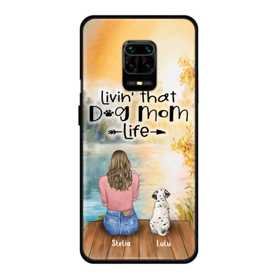 Personalized Dog Mom Phone Case - Case for Huawei, Oppo and Xiaomi - Gift for Dog Lovers With Up To 4 Dogs - Livin' that dog mom life