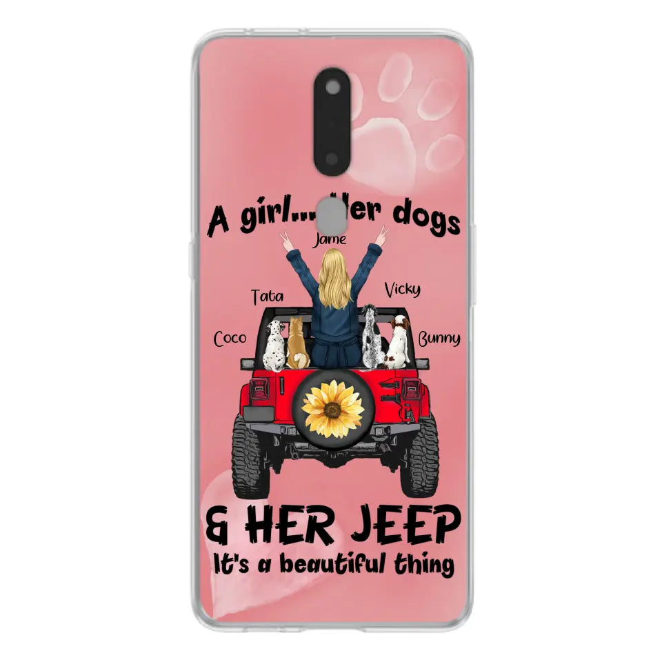 Personalized Dog Mom & Off-road Phone case - Case For Xiaomi, Huawei and Oppo - A Girl Her Dogs - 2OTN07