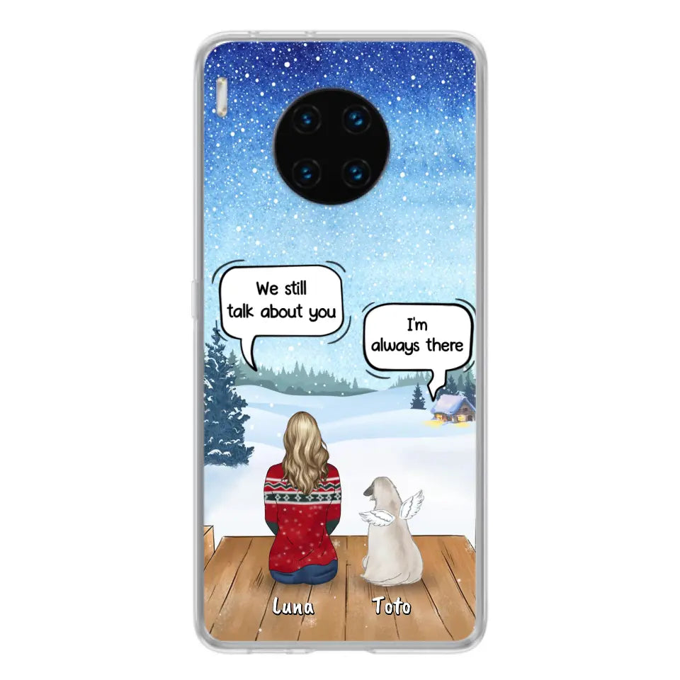 Personalized Dog Horse Phone Case - Man/Woman With Up to 5 Pets - Case For Xiaomi, Oppo And Huawei