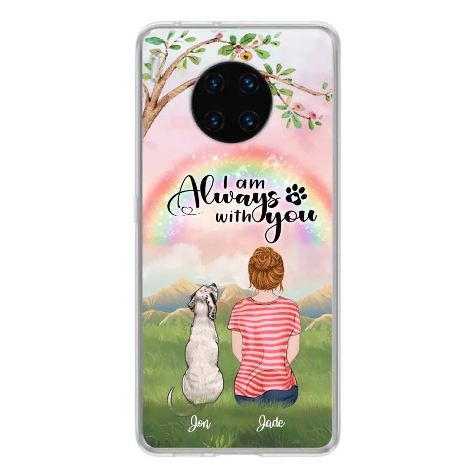 Personalized Dog Mom/Dad Phone Case - Up to 4 Dogs - Best Gift For Dog Lover - I Am Always With You - Case For Oppo Huawei Xiaomi - 5BWJPA