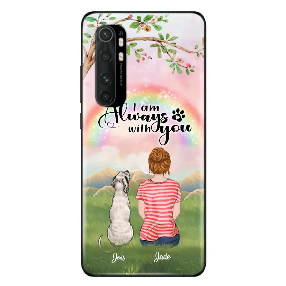 Personalized Dog Mom/Dad Phone Case - Up to 4 Dogs - Best Gift For Dog Lover - I Am Always With You - Case For Oppo Huawei Xiaomi - 5BWJPA
