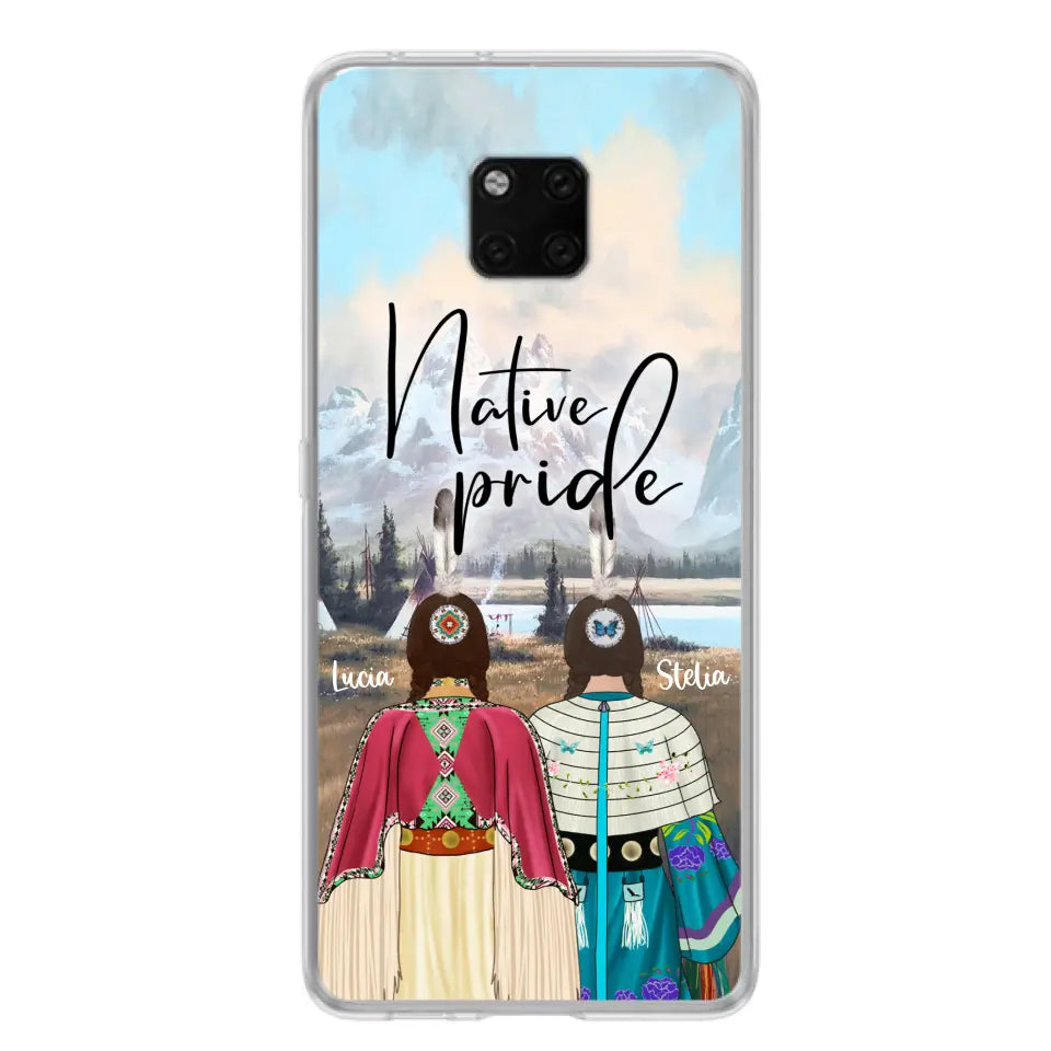 Personalized Native American Couple Phone Case - Native Pride - Case For Xiaomi, Huawei and Oppo