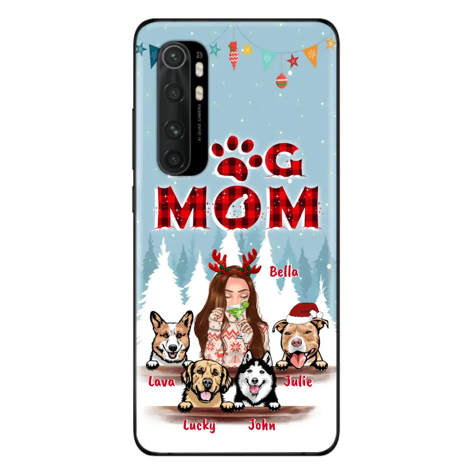 Personalized Pet Mom Xmas Phone Case - Up to 4 Pets - Best Gift For Dog/Cat Lover - Case For Xiaomi, Oppo And Huawei - 2T7CRT