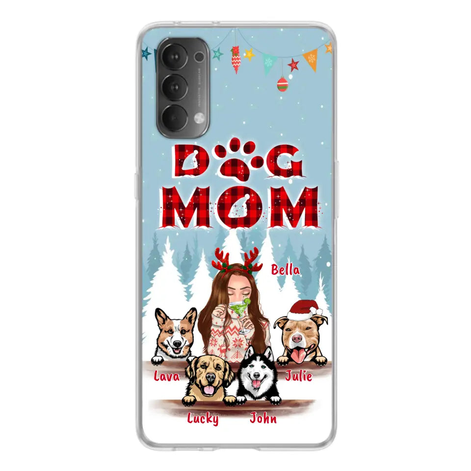 Personalized Pet Mom Xmas Phone Case - Up to 4 Pets - Best Gift For Dog/Cat Lover - Case For Xiaomi, Oppo And Huawei - 2T7CRT