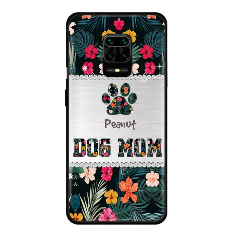 Personalized Custom Phone Case Dog Mom Met Pattern - Gifts Idea For Dog Lover - Dog Mom - Case For Xiaomi, Huawei And Oppo