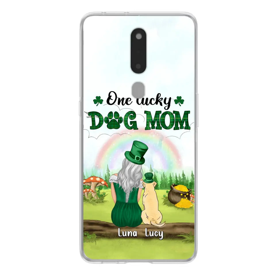 Personalized Dog Mom Phone Case - Up to 4 Dogs - St. Patrick's Day Gift Idea For Dog Lover - Case For Xiaomi/Huawei/Oppo