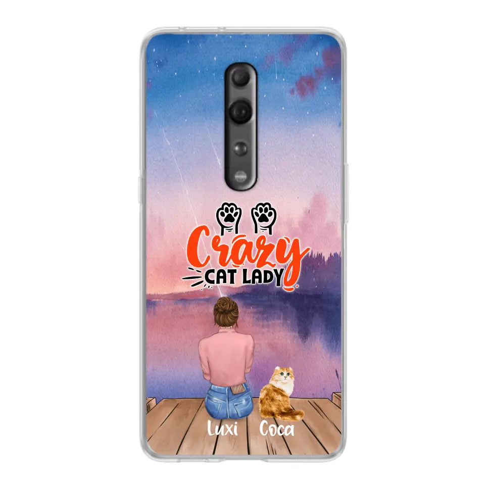 Personalized Cat Mom Phone Case - Up to 5 Cats - Gift Idea For Cat Lover - Best Cat Mom Ever - Case For Xiaomi, Oppo And Huawei