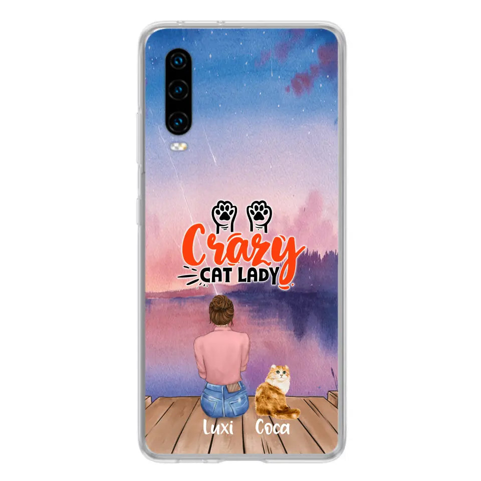 Personalized Cat Mom Phone Case - Up to 5 Cats - Gift Idea For Cat Lover - Best Cat Mom Ever - Case For Xiaomi, Oppo And Huawei