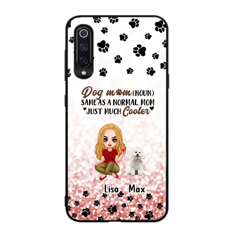 Personalized Dog Mom Phone Case - Up to 6 Dogs - Best Gift For Dog Lover - Crazy Dog Mom - Case For Xiaomi/Huawei/Oppo