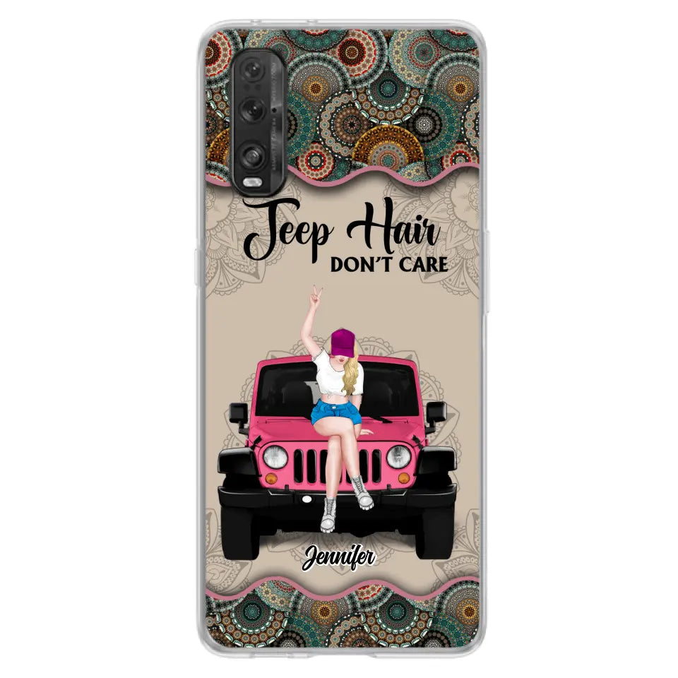 Personalized Off-road Girl Phone Case - Up to 4 Dogs - Gift Idea For Dog/Off-road Lovers - Case for Xiaomi, Huawei & Oppo