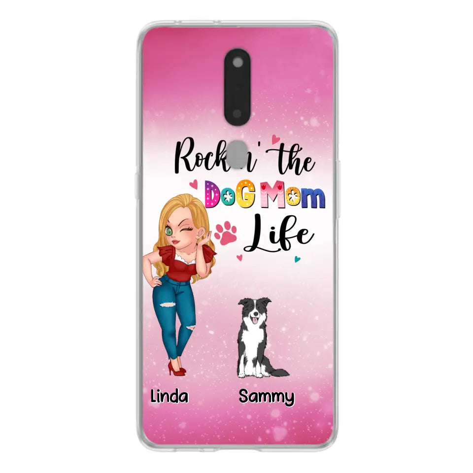 Personalized Dog Mom Phone Case - Up to 6 Dogs - Gift Idea For Dog Lover - Rockin' The The Dog Mom Life - Case for Xiaomi, Huawei & Oppo