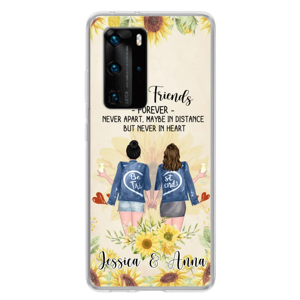 Personalized Friends Phone Case - Up to 4 Besties - Gift Idea For Best Friends - Best Friends Forever - Case for Huawei, Oppo & Xiaomi