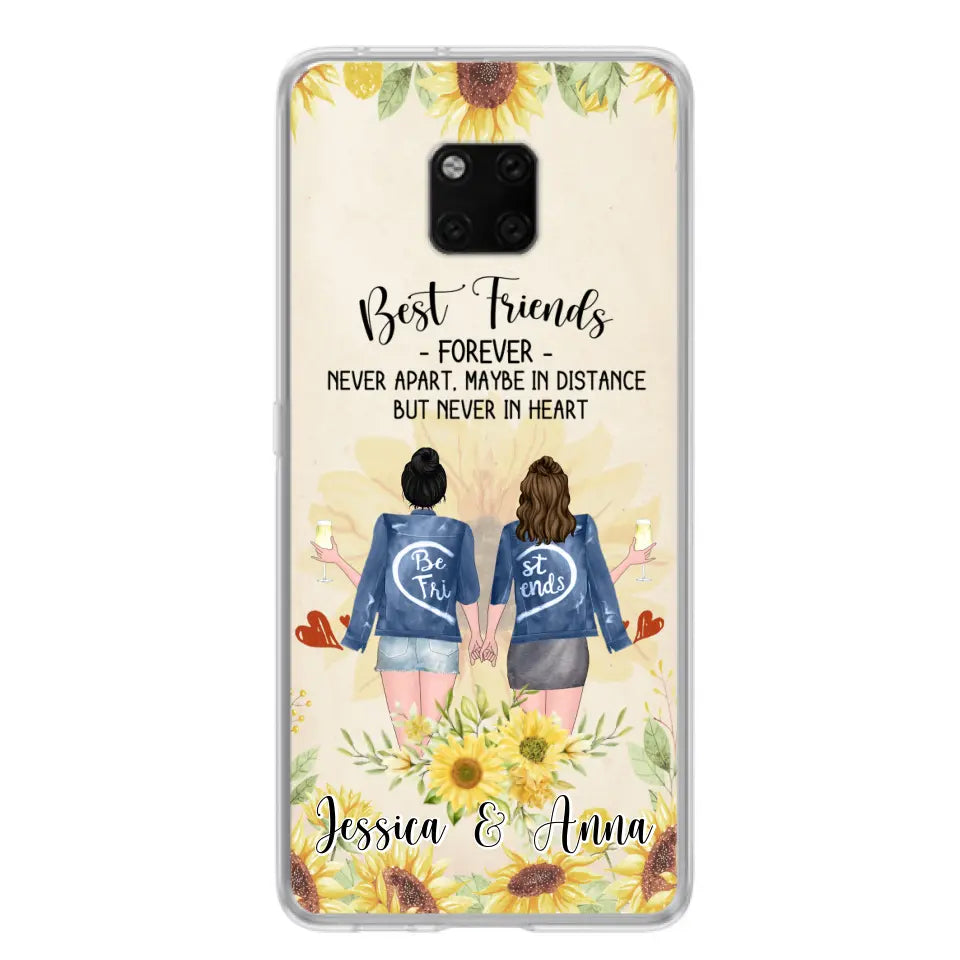 Personalized Friends Phone Case - Up to 4 Besties - Gift Idea For Best Friends - Best Friends Forever - Case for Huawei, Oppo & Xiaomi