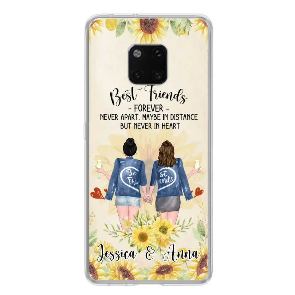 Personalized Friends Phone Case - Up to 4 Besties - Gift Idea For Best Friends - Best Friends Forever - Case for Huawei, Oppo & Xiaomi