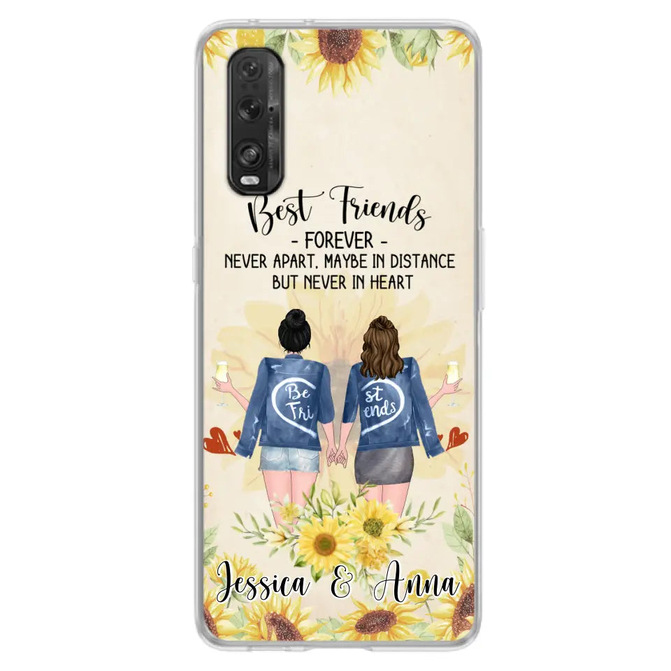 Personalized Friends Phone Case - Up to 4 Besties - Gift Idea For Best Friends - Best Friends Forever - Case for Huawei, Oppo & Xiaomi