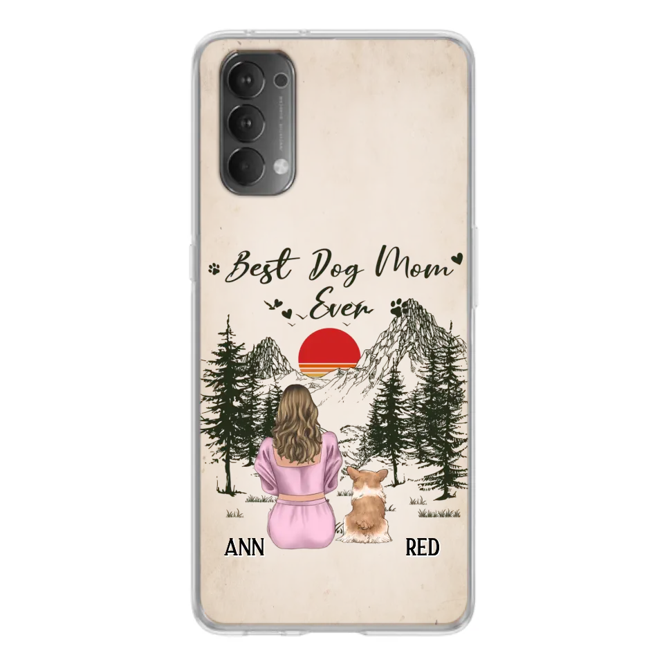 Personalized Dog Mom Phone Case - Up to 4 Dogs - Mother's Day Gift Idea Dog Lovers - Best Dog Mom Ever - Case For Xiaomi/Huawei/Oppo
