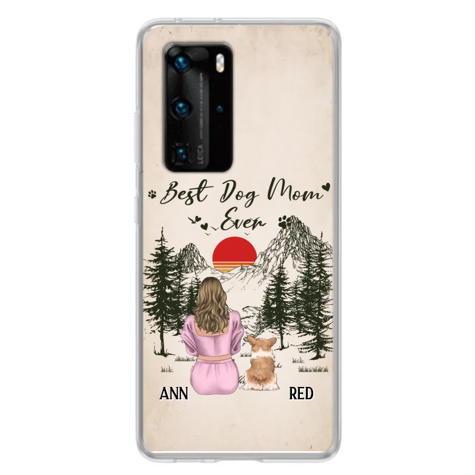 Personalized Dog Mom Phone Case - Up to 4 Dogs - Mother's Day Gift Idea Dog Lovers - Best Dog Mom Ever - Case For Xiaomi/Huawei/Oppo
