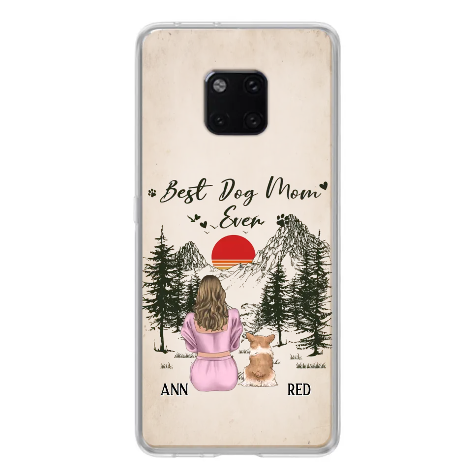 Personalized Dog Mom Phone Case - Up to 4 Dogs - Mother's Day Gift Idea Dog Lovers - Best Dog Mom Ever - Case For Xiaomi/Huawei/Oppo