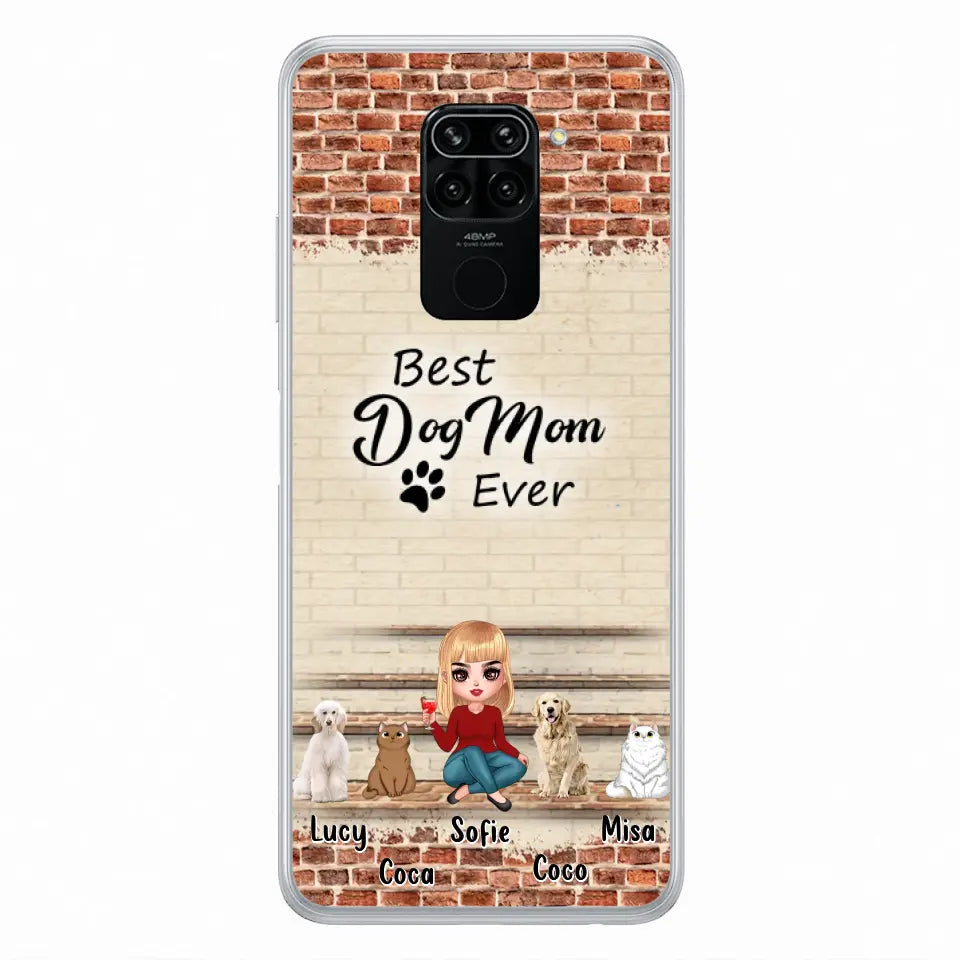 Personalized Dog/Cat Mom Phone Case - Gift Idea For Dog/Cat Lovers/Mother's Day - Up to 3 Dogs/Cats - Best Dog Mom Ever - Cases Oppo/Xiaomi/Huawei