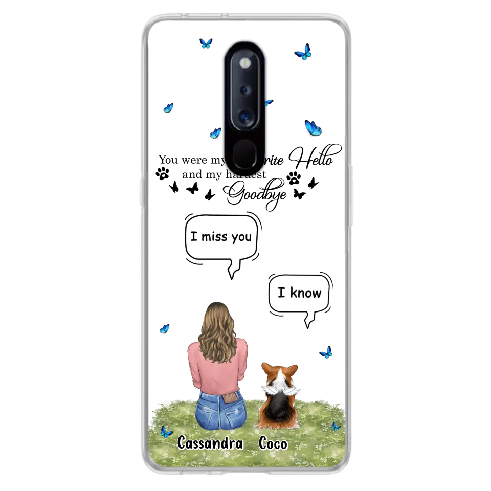 Personalized Pet Phone Case - Up to 4 Pets - Gift Idea For Couple/Dog/Cat Lover - You Were My Favorite Hello - Case For Oppo/Xiaomi/Huawei