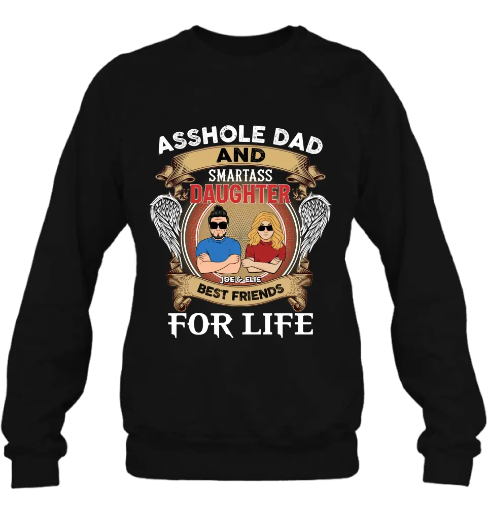 Personalized Father And Daughter/Son T-shirt/Long Sleeve/Sweatshirt/Hoodie - Gift Idea For Father's Day