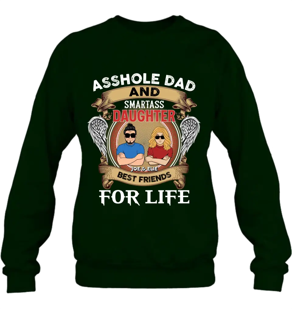 Personalized Father And Daughter/Son T-shirt/Long Sleeve/Sweatshirt/Hoodie - Gift Idea For Father's Day